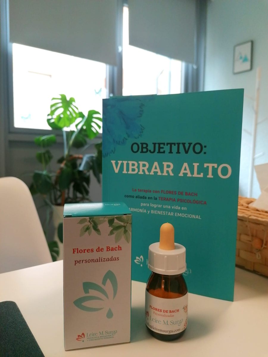 Flores de Bach personalizadas y libro Objetivo Vibrar Alto