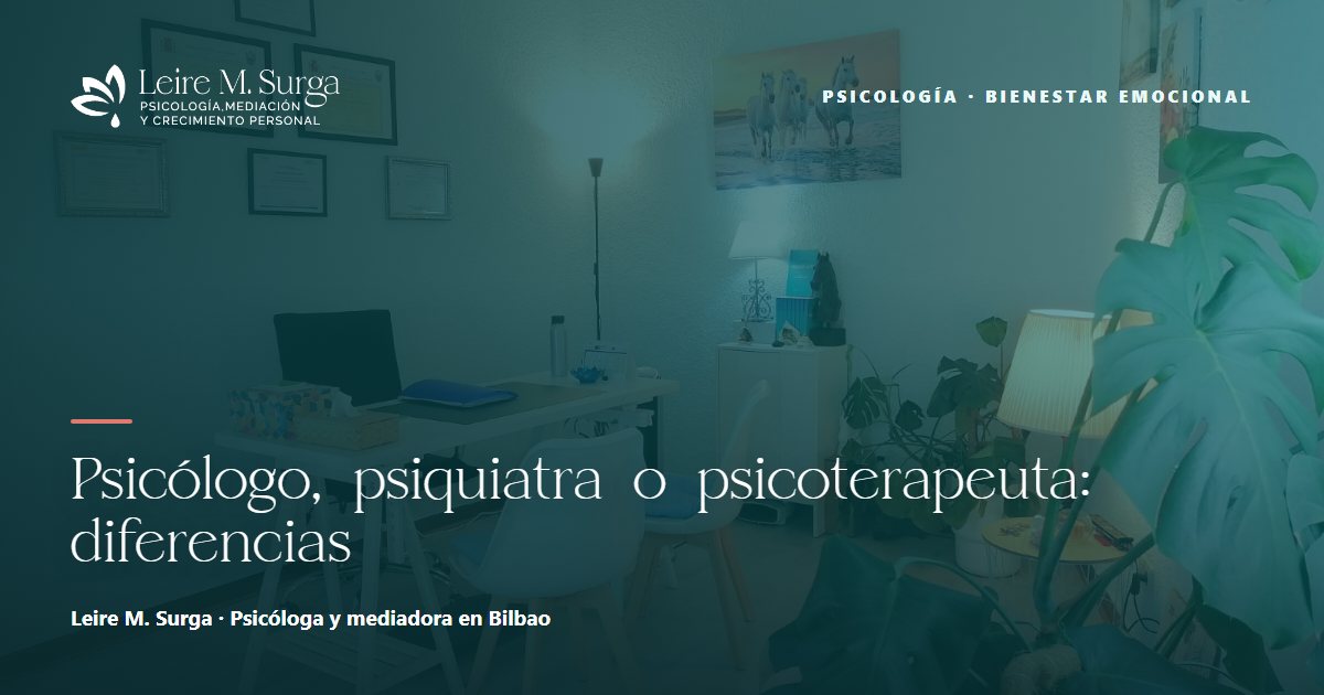 Diferencia entre psicólogo, psiquiatra y psicoterapeuta