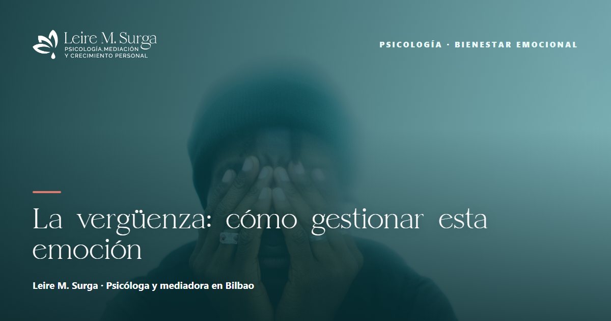 La vergüenza: cómo gestionar esta emoción