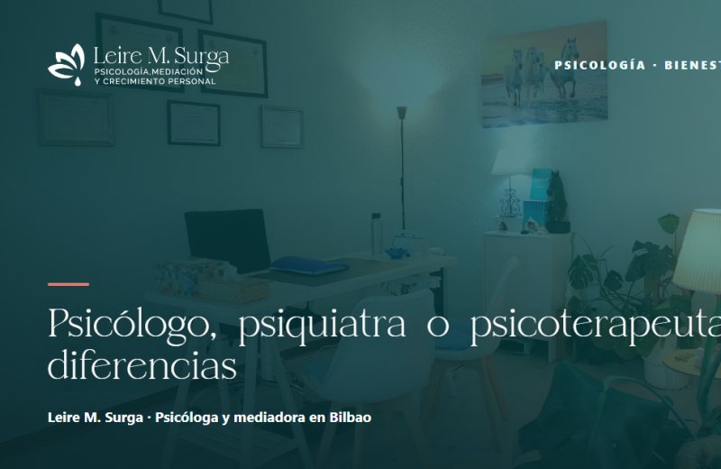 Diferencia entre psicólogo, psiquiatra y psicoterapeuta