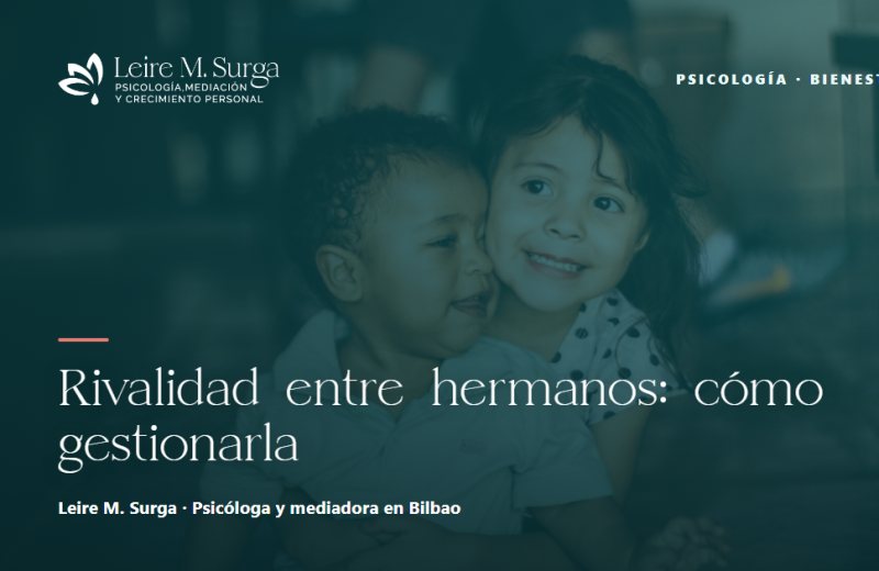 Rivalidad entre hermanos: cómo gestionarla